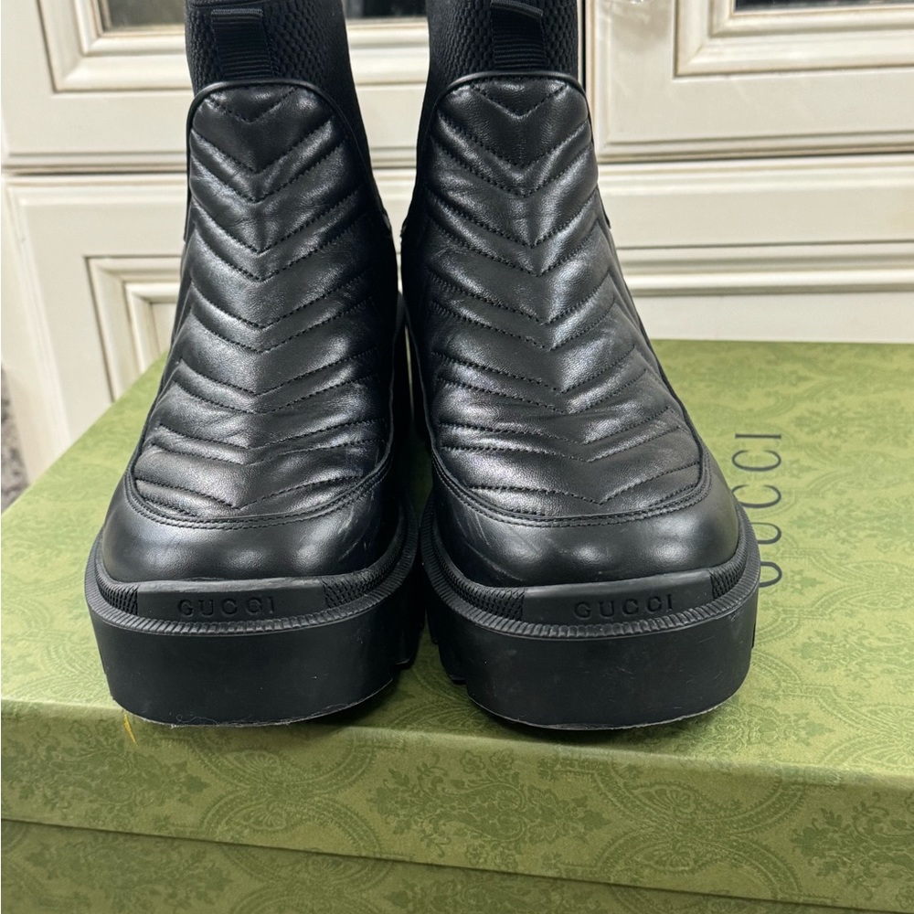 Gucci leather boots - Picture 4 of 4